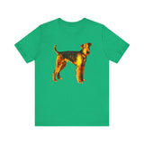 Airedale Terrier 'Lucy' Unisex Jersey Short Sleeve Tee