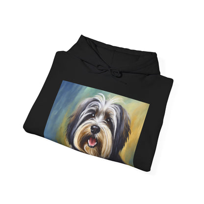 Tibetan Terrier 50/50 Hooded Sweatshirt