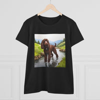 Irish Water Spaniel Women's Midweight Cotton Tee