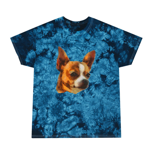 Chihuahua 'Paco' Tie-Dye Tee, Crystal