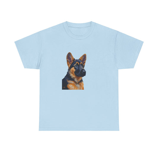 German Shepherd Puppy Classic Heavy Cotton Tee