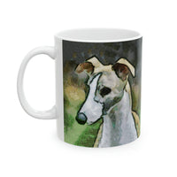 Whippet 'Simba' - Ceramic Mug 11oz (Size: 11oz)