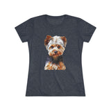 Yorkshire Terrier 'Yorkie' - Lupis Women's Slim Fit Triblend Tee