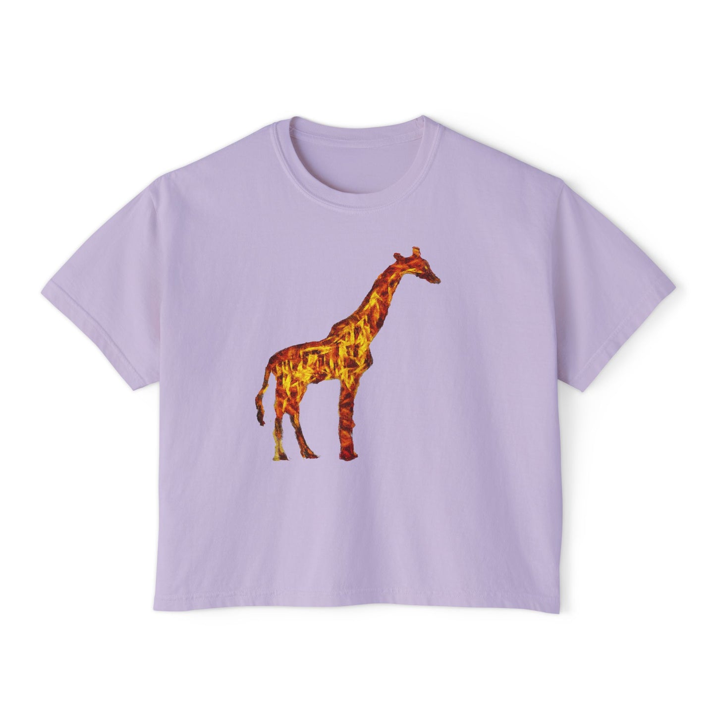 Giraffe - Women's Oversized Boxy Tee