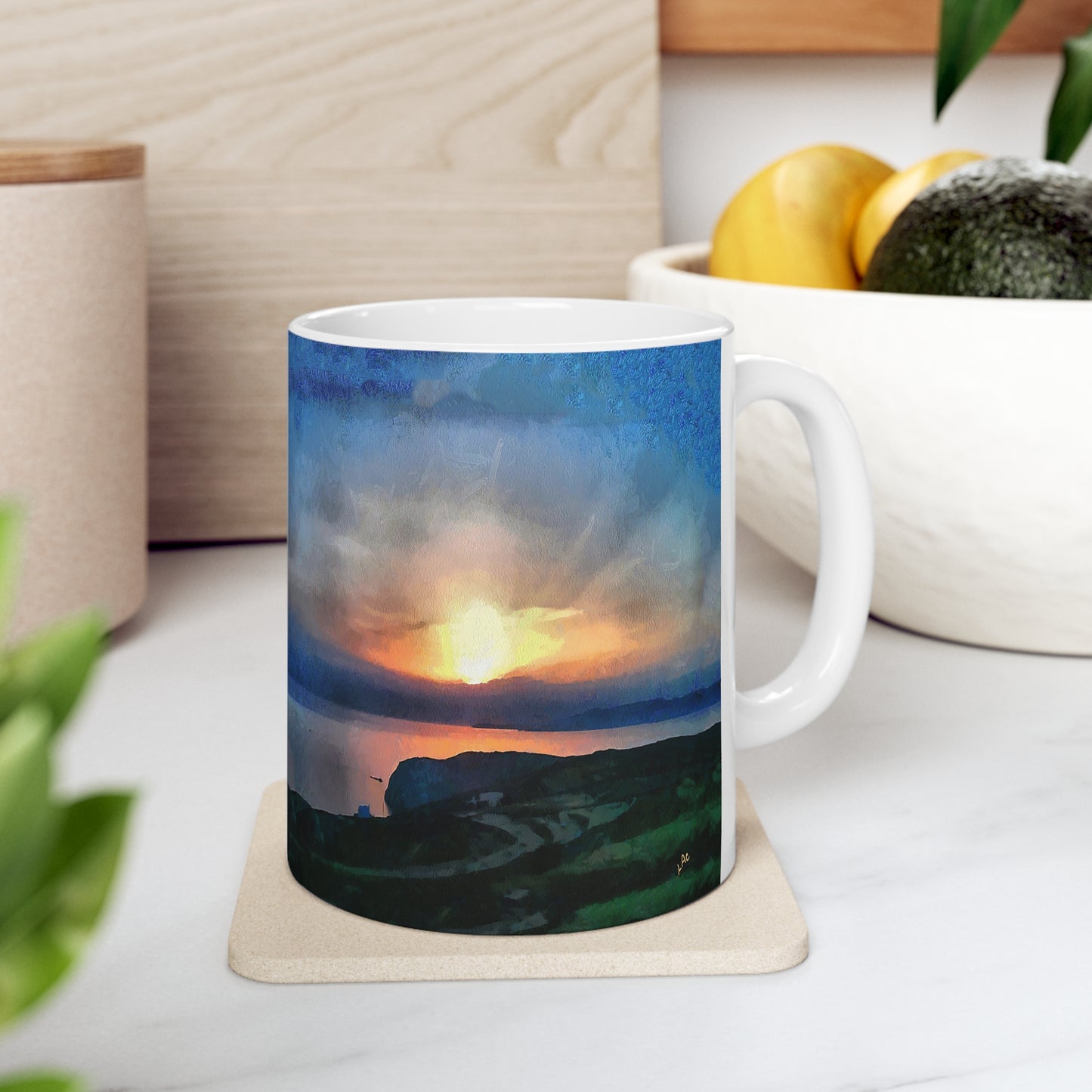 Sifnos Sunset (Greece) Ceramic Mug 11oz
