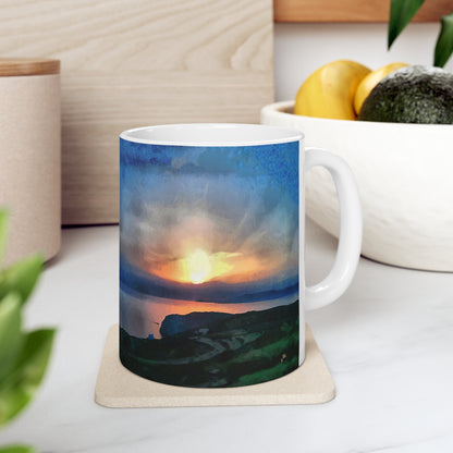 Sifnos Sunset (Greece) Ceramic Mug 11oz