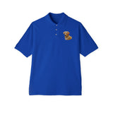 Goalden Retriever Puppy Men's Piqué Polo Shirt