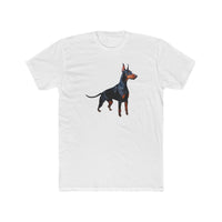 Doberman Pinscher #1  --  Men's Fitted Ctton Crew Tee