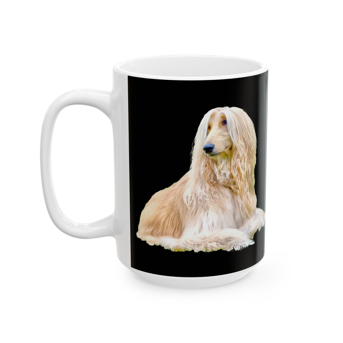 Afghan Hound Elegance Ceramic Mug