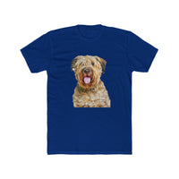 Bouvier des Flandres Men's Fitted Cotton Crew Tee