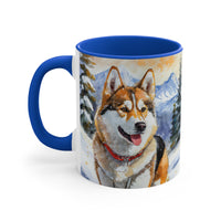 Chinook 'Sled Dog' 11oz Ceramic Accent Mug (Size: 11oz)