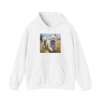 Cairn Terriers  - "Run Toto Run" - Unisex 50/50Hooded Sweatshirt