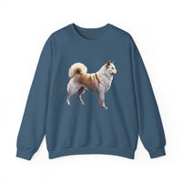 Kishu Ken Unisex 50/50 Crewneck Sweatshirt