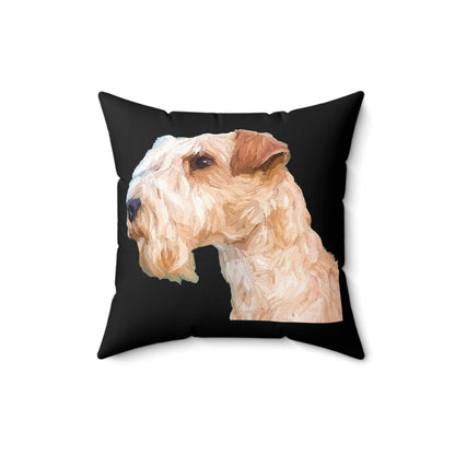 Lakeland Terrier Spun Polyester Throw Pillow