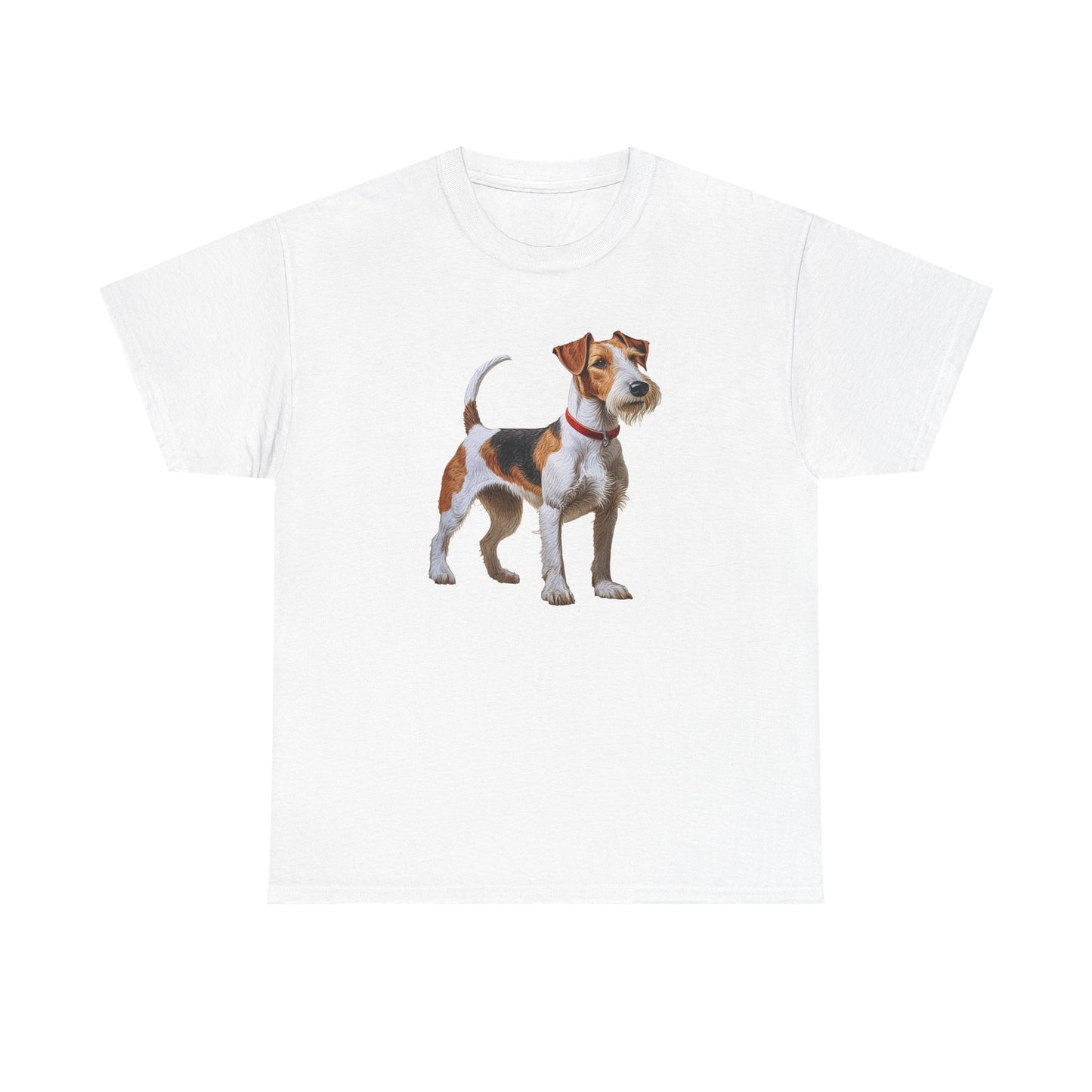 Wire Fox Terrier Unisex Heavy Cotton Tee