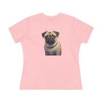 Pug - Women's Relaxed Fit Cotton Tee