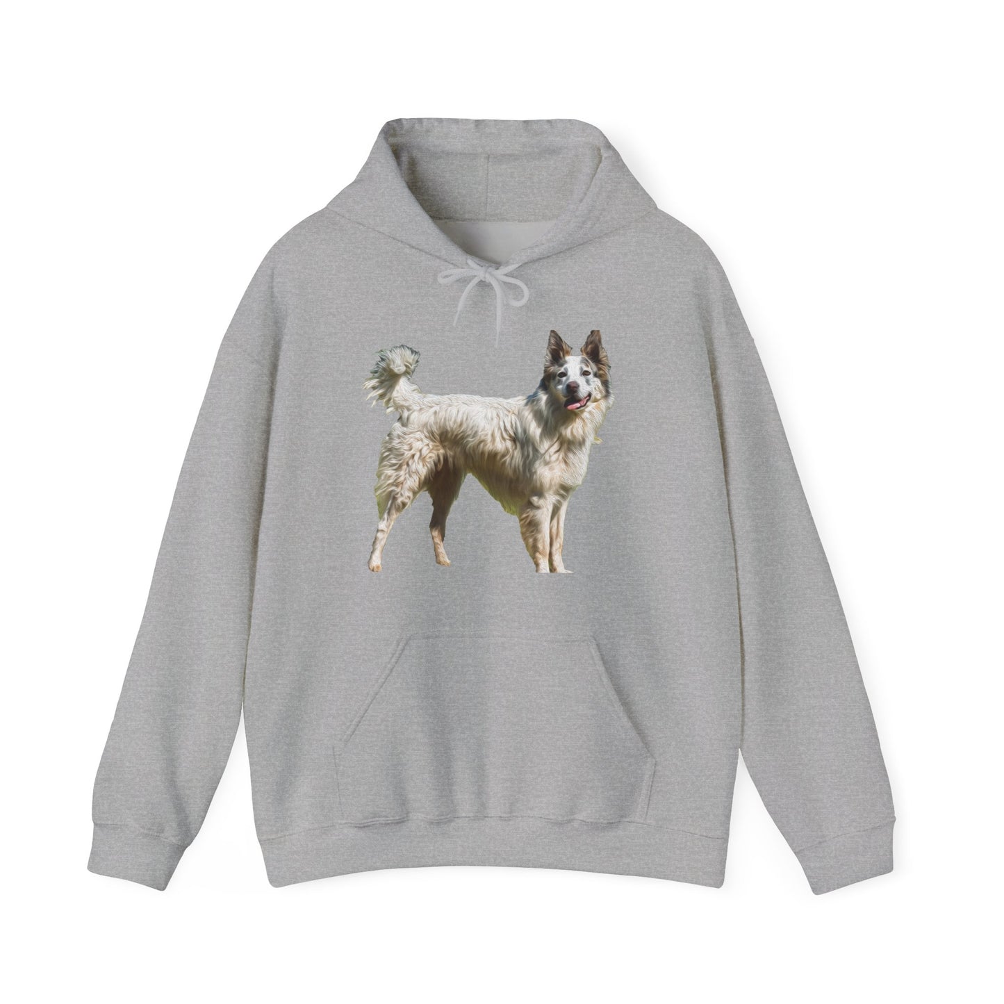Pyrenean Shepherd Unisex 50/50 Hooded Sweatshirt