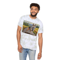 Czechoslovakian Vlciak Wolfdog Classic  FWD Fashion Tie-Dyed T-Shirt