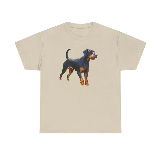 Deutscher Jagdterrier Unisex Heavy Cotton Tee