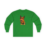 German Shepherd 'Bailey" Unisesx Cotton Long Sleeve Tee