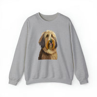 Opulent Comfort Bergamasco Sheepdog Unisex 50/50 Crewneck Sweatshirt