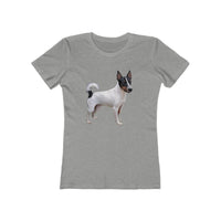 Japanese Terrier - Elegant Women's Slim Fit Ringspun Cotton Tee