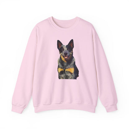 Blue Heeler 'Bailey' - Australian Cattle Dog Unisex 50/50 Crewneck Sweatshirt