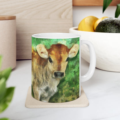 Jersey Calf - Ceramic Mug 11oz