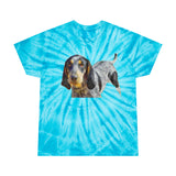 Blue Tick Coonhound Unisex Cotton Tie-Dye Tee, Cyclone