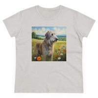 irish Wolfhound - Women's Midweight Cotton Tee