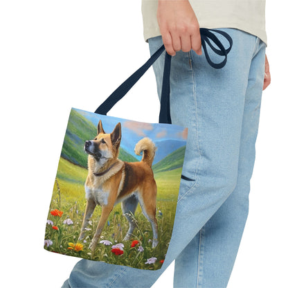 Korean Jindo Polyester Tote Bag (AOP)