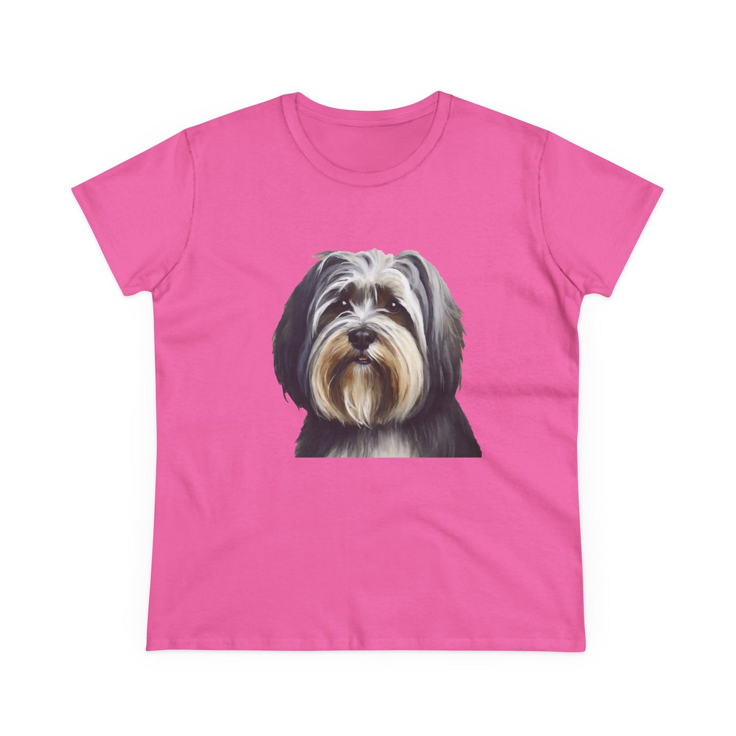 Tibetan Terrier Women's Midweight Cotton Tee