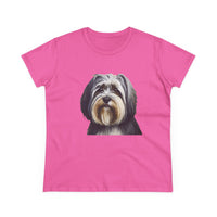 Tibetan Terrier Women's Midweight Cotton Tee