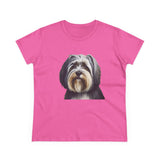Tibetan Terrier Women's Midweight Cotton Tee