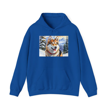 Chinook Sled Dog Unisex 50/50 Hooded Sweatshirt