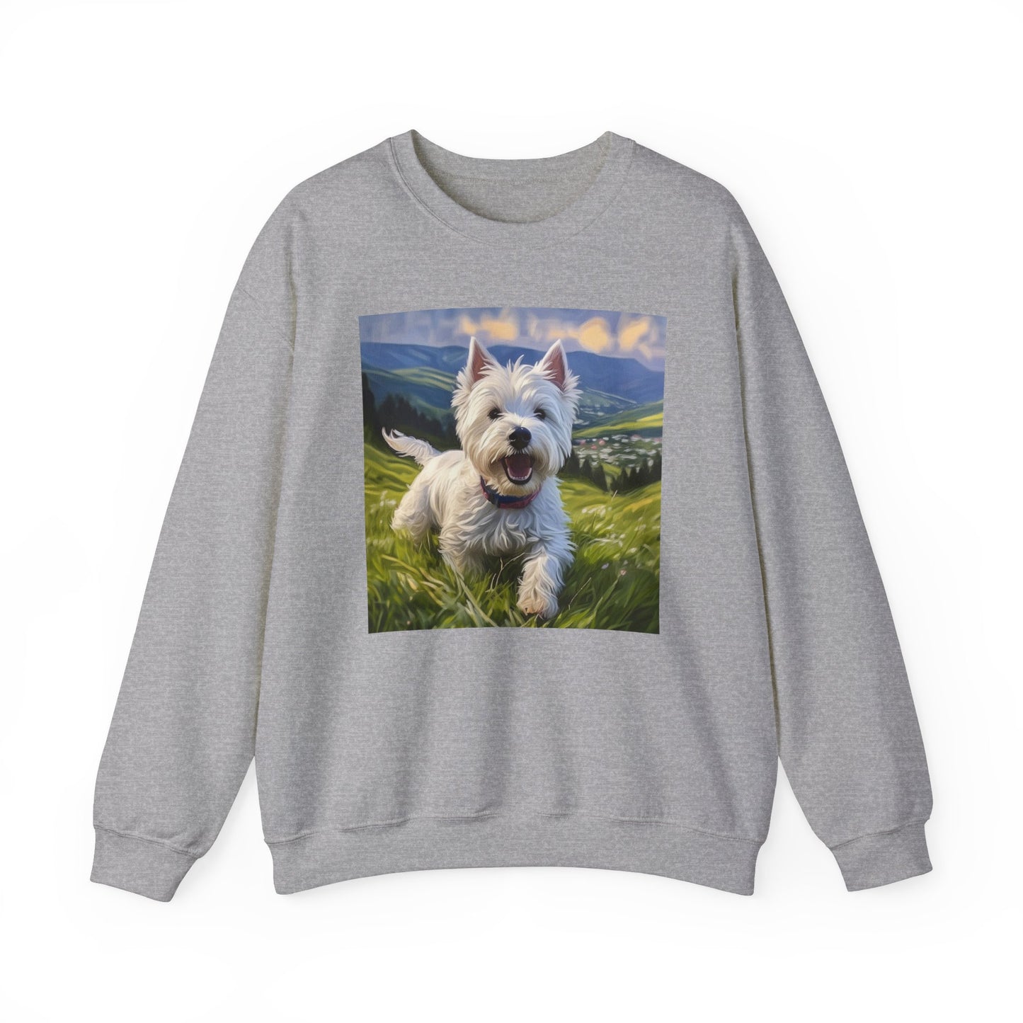 Westie Artistic Masterpiece Unisex Crewneck Sweatshirt