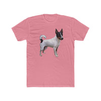 Japanese Terrier - Dog Lover Men's Fitted Cotton Crew Tee