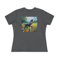 Bluetick Coonhound  -  Women's Relaxed Fit Cotton Tee