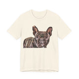 French Bulldog 'Frenchy' Unisex Jersey Short Sleeve Tee