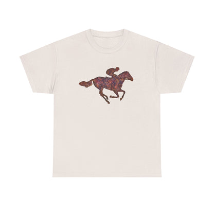 Elegant Race Horse Unisex Heavy Cotton Tee