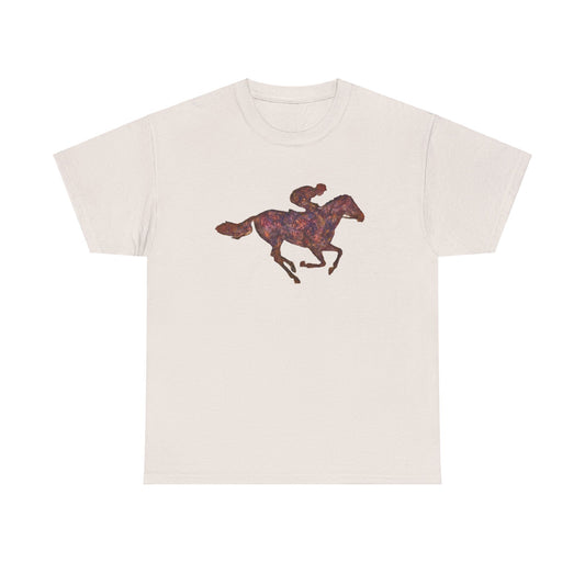 Elegant Race Horse Unisex Heavy Cotton Tee