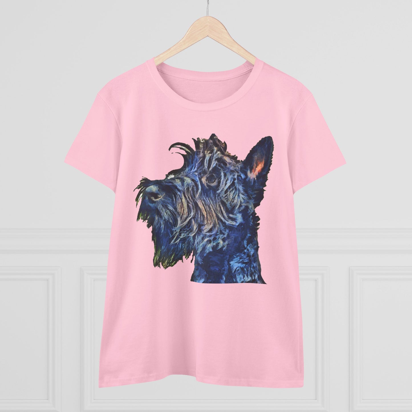 Scottish Terrier 'Scottie' Women's Midweight Cotton Tee