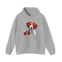 Brittany Spaniel 'Gunner' Unisex 50/50 Hoodie