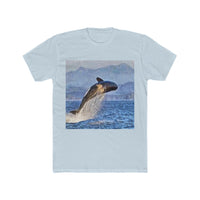 Whale 'Leviathan' Men's Fitted Cotton Crew Tee