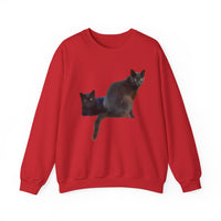 Cats 'SIfnos Sisters' Unisex 50/50 Crewneck Sweatshirt