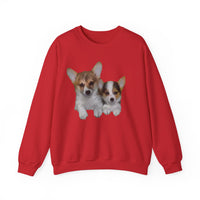 Welsh Corgi 'Cousins' Unisex 50/50 Crewneck Sweatshirt DoggyLips™