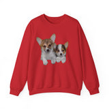 Welsh Corgi 'Cousins' Unisex 50/50 Crewneck Sweatshirt DoggyLips™