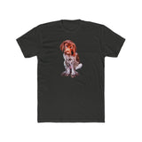 German Short-Hair Pointer 'Benny' Men's Cotton Crew Tee