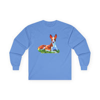 Ibizan Hound Unisex Cotton Long Sleeve Tee