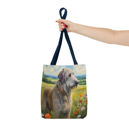 Irish Wolfhound Polyester Tote Bag (AOP)